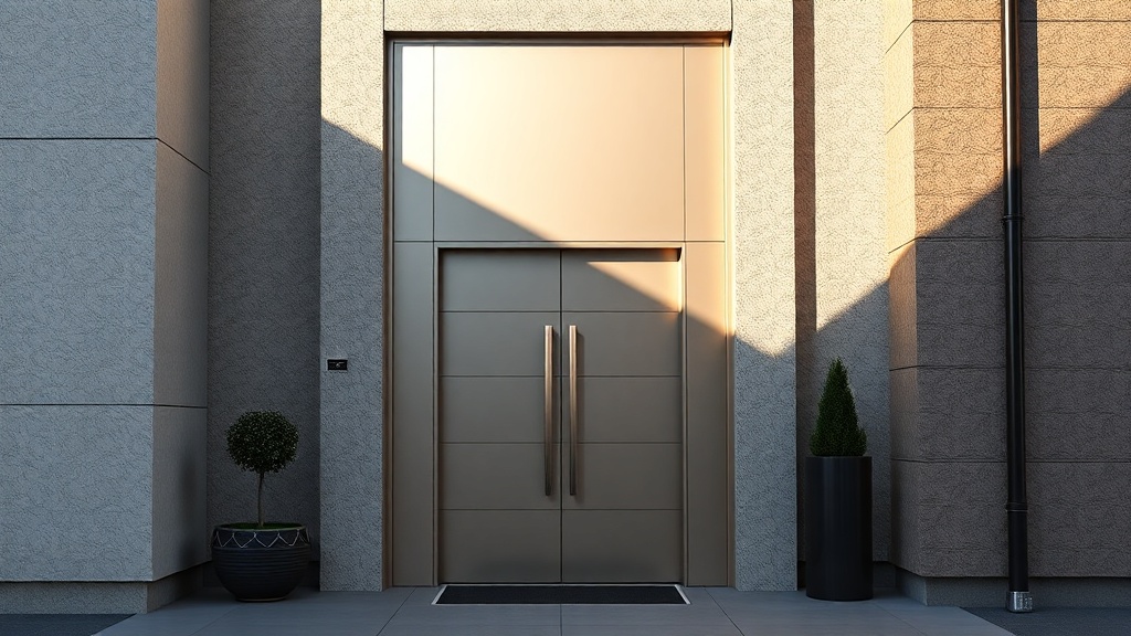 Porta em ACM para fachada: significado, desempenho e aplicações