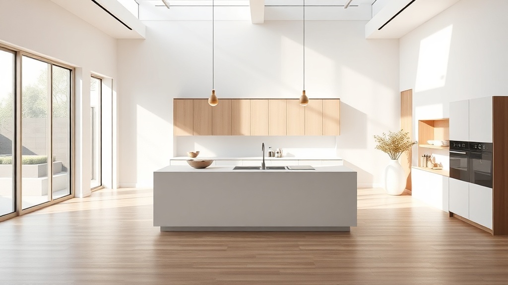 Tendências atuais: superfícies contínuas, texturas sutis e integração total