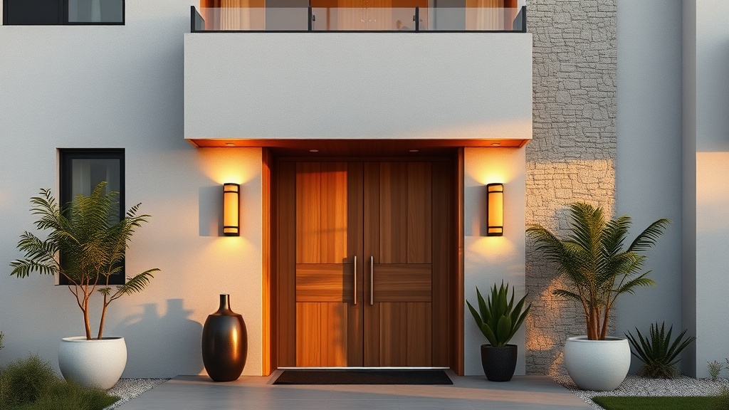 Tendências que valorizam entradas e ambientes contemporâneos