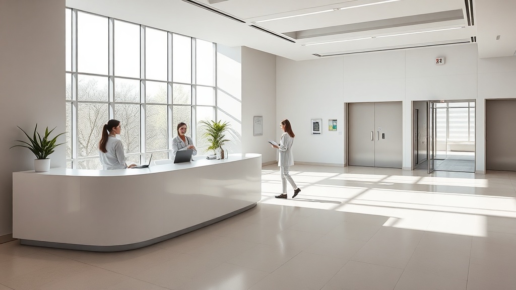 Tendências que moldam superfícies e mobiliário em saúde