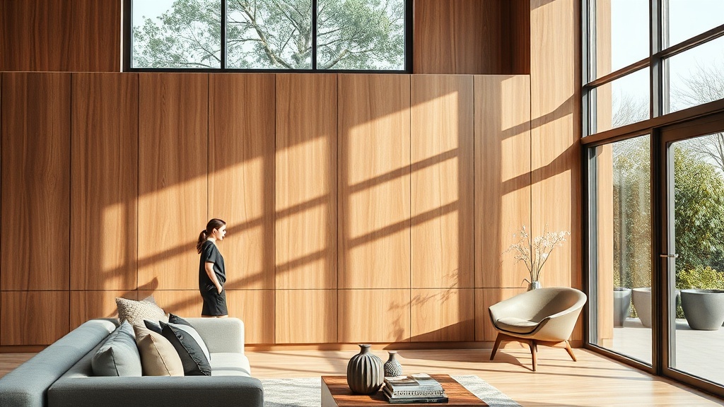 Tendências que valorizam o ripado: texturas naturais, cores serenas e soluções versáteis