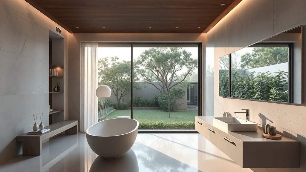 Corian em banheiros de suítes: o que é e por que eleva sua experiência