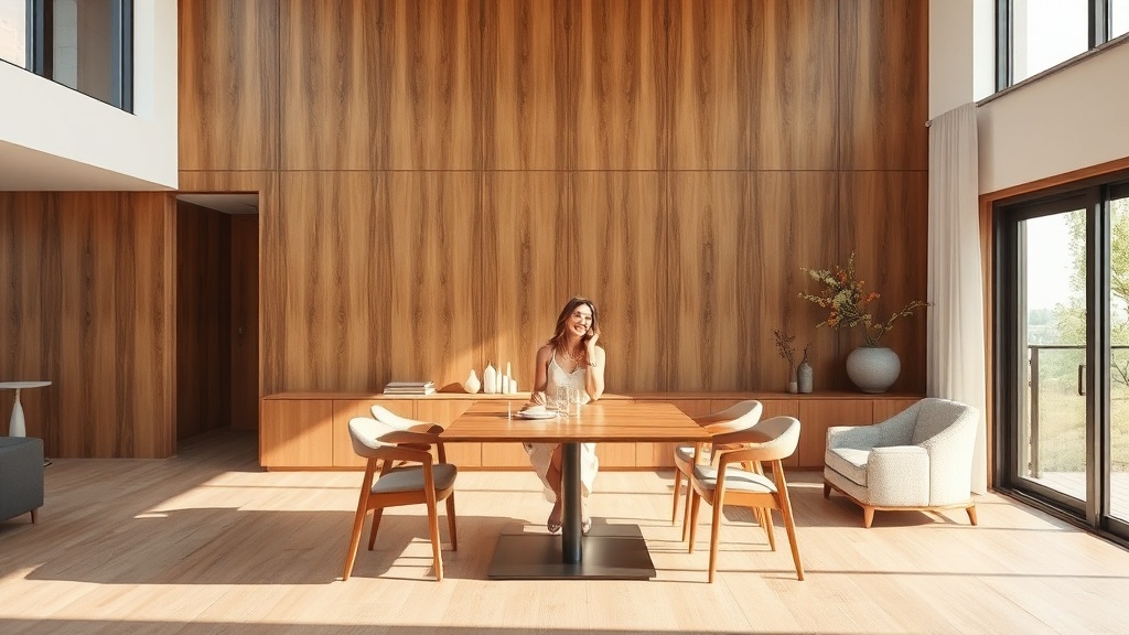 Tendências que valorizam madeira, textura e tecnologia