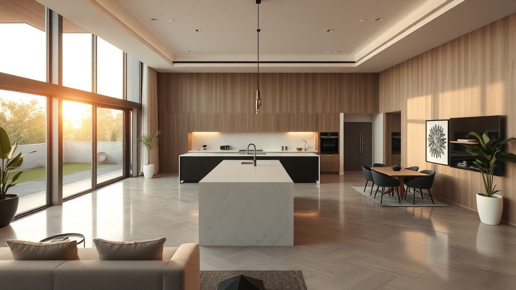 Tendências contemporâneas em móveis e decoração de alto padrão