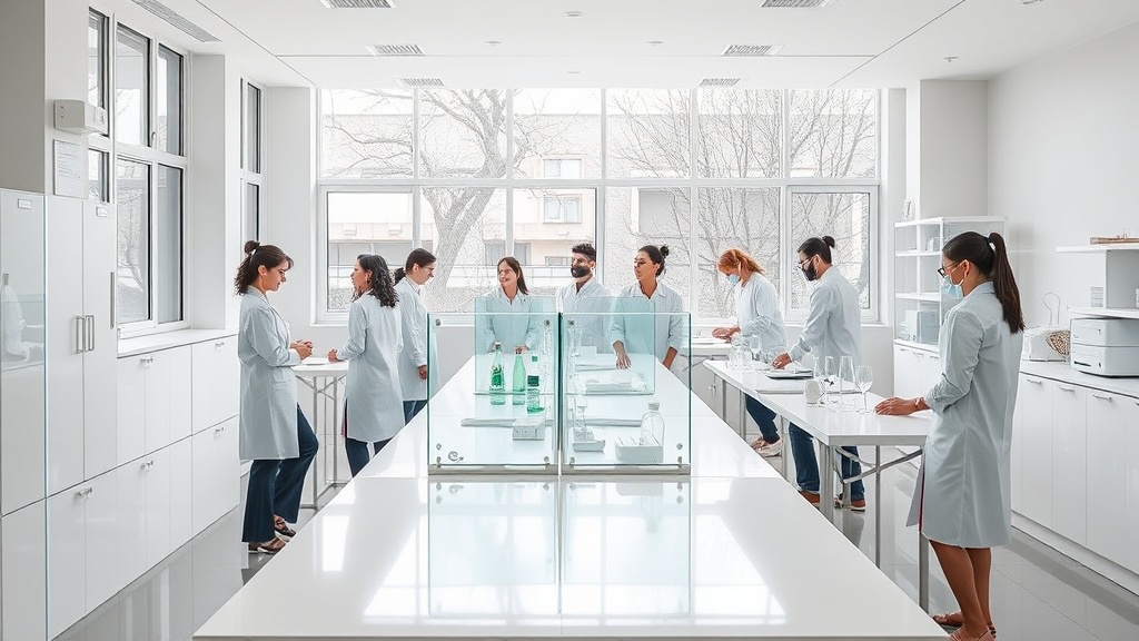 O que considerar ao escolher divisórias acrílicas para laboratórios