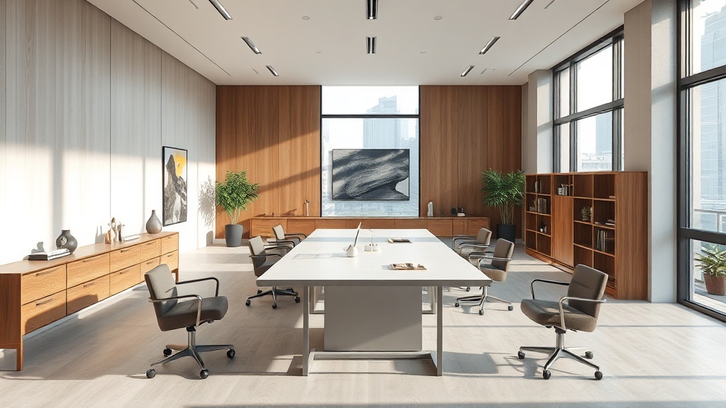 Materiais que fazem a diferença: madeira, acrílico e superfícies sólidas