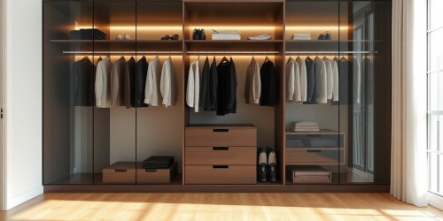 Quais os materiais recomendados para um guarda-roupa moderno