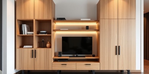 Racks modernos: ideias para quem busca estilo e praticidade