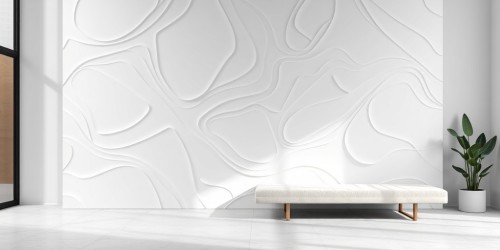 Revestimento 3D em Corian sob medida