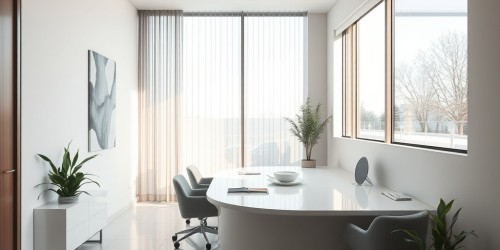 Superfícies contínuas em Corian: higiene e estética para consultórios