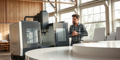 Tecnologias de usinagem CNC que elevam o acabamento do Corian ao nível premium