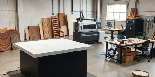 Revestimentos em Corian com usinagem 3D