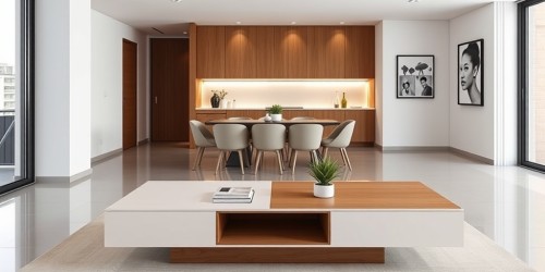 Versatilidade e sofisticação no centro da sua decoração