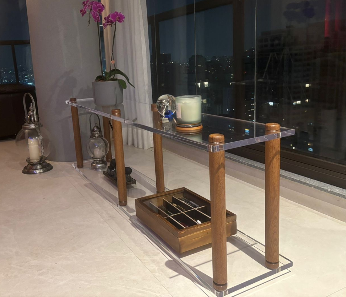 Aparador Rectangle – Linha Cristal Wood