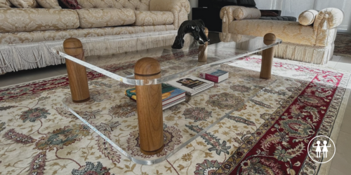 Mesa Rectangle – Linha Cristal Wood