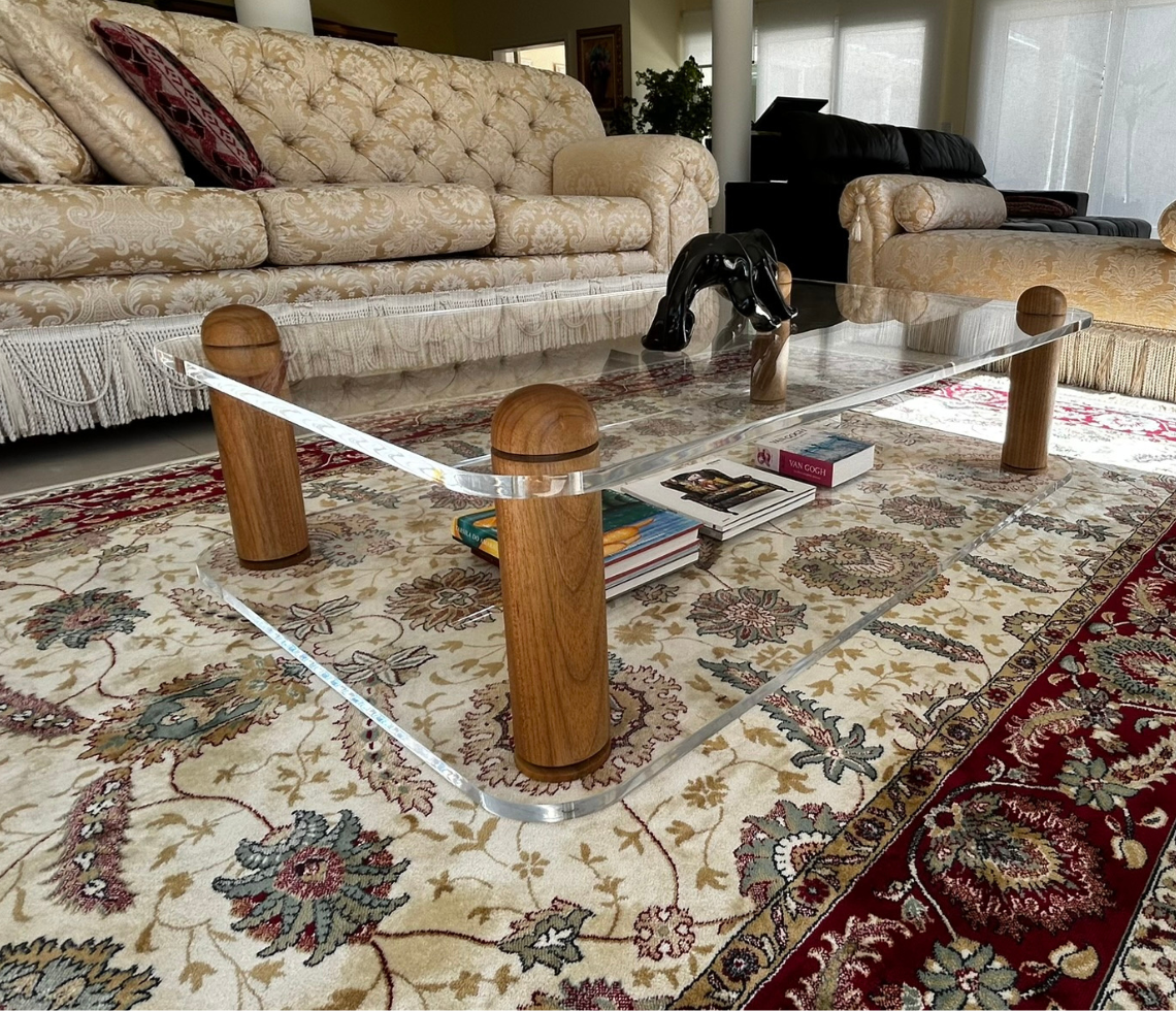 Mesa Rectangle – Linha Cristal Wood