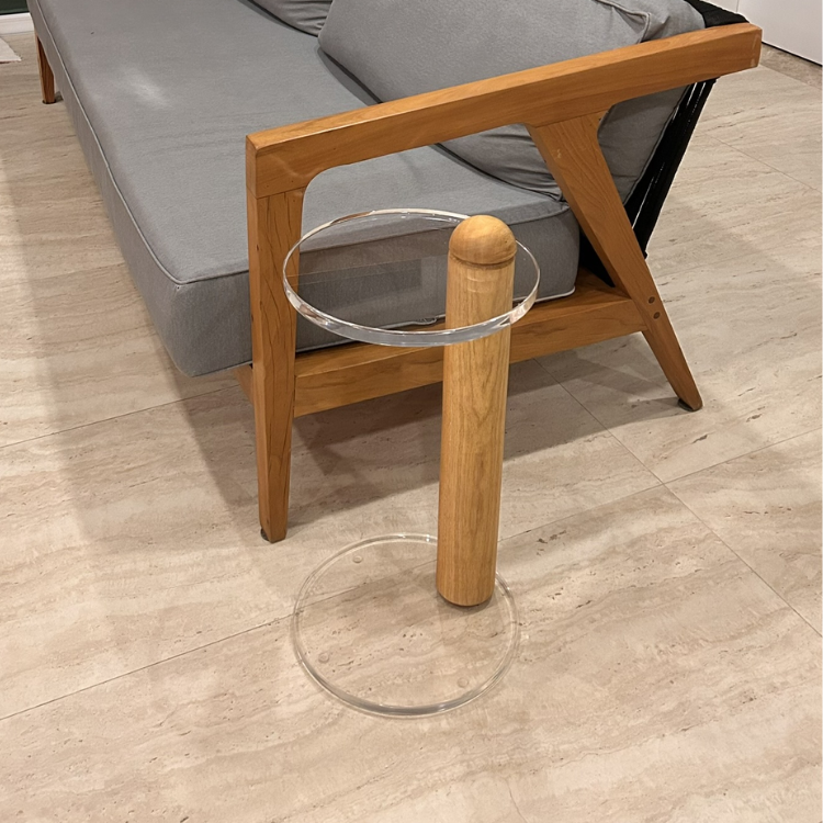 Mesa Circle Crystal Wood